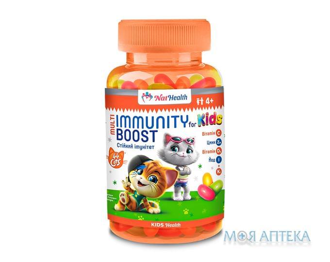НатХелс (NatHealth) Мультивитамины для детей драже Устойчивый иммунитет №90
