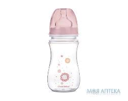 Пляшечка Canpol Babies (Канпол Бебіс) 35/217 антиколікова EasyStart Newborn baby, з широким отвором , рожева 240 мл