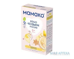 Каша Мамако молочна пшенична з грушею і бананом на козячому молоці 200 г