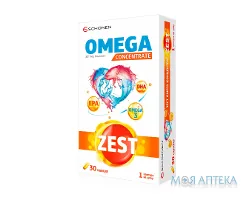 Зест (Zest) Омега Концентрат капс. м`які 1000мг/1,4г №30