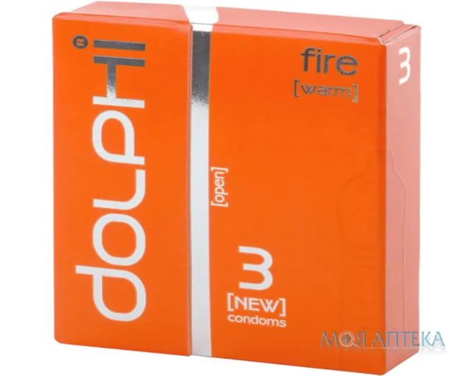 Презервативи Dolphi Fire (Долфі Фаєр) з розігріваючим ефектом, №3