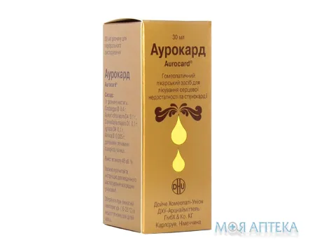Аурокард р-н оральний фл. 30 мл №1