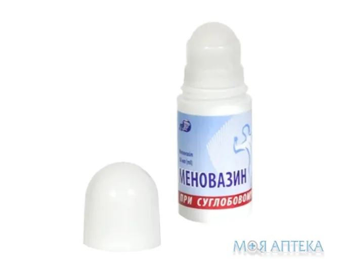 Меновазин розчин д/зовн. заст., спирт. по 50 мл у флак. кульков.