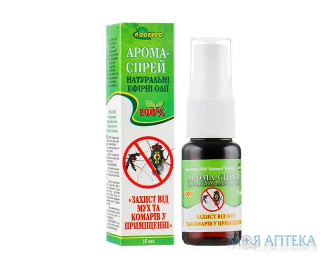 Арома-спрей з натуральних ефірних олій Захист від комарів, 15 мл