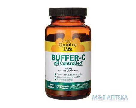 Буфер вітамін С контроль рН капс. №120