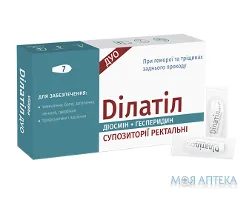 Ділатіл Дуо суп. ректал. №7