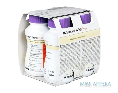 Нутрікомп Дрінк Плюс Ваніль 200 мл №4