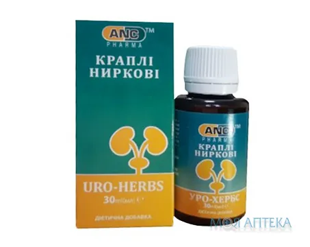 Уро-Хербс ниркові краплі, 30 мл