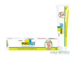 Перолайт (Perolite) гель з 2,5% бензоїл пероксидом 30 г туба №1