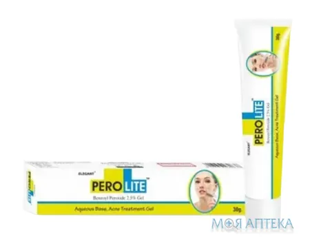 Перолайт (Perolite) гель з 2,5% бензоїл пероксидом 30 г туба №1