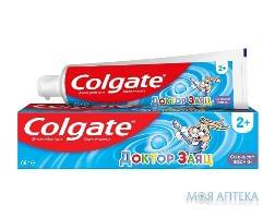 Детская гелевая зубная паста Колгейт (Colgate) Доктор Заяц со вкусом жевательной резинки, 50 мл
