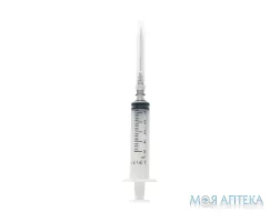 Шприц 5 мл Ayset (Айсет) 3-комп. з голкою №1