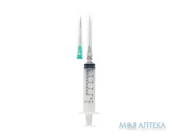 Шприц 5 мл Ayset (Айсет) 3-комп. з 2 голками №1