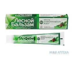 Зубна паста Лісовий Бальзам На Відварі Трав з екстр. кори дуба і ялиці, 50 мл