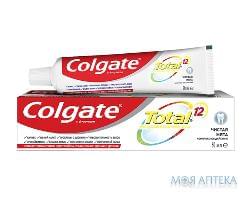 Зубная Паста Колгейт (Colgate) Тотал 12 Чистая мята, 50 мл