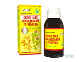 Сироп Мох Ісландський Та Чебрець сироп по 100 мл фл. №1