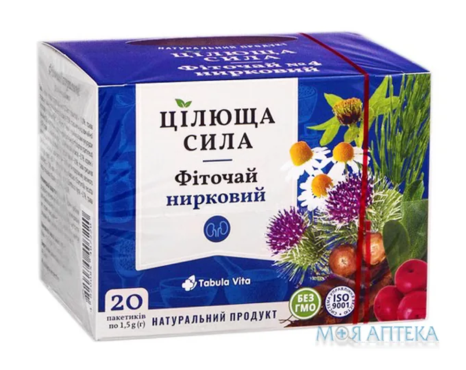Фіточай Цілюща сила Tabula Vita (Табула Віта) №4 нирковий 1,5 г пак. №20