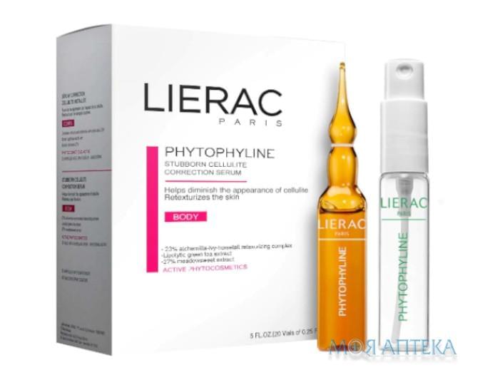 Лієрак Фітофілін Сироватка для коррекції целюліту (Lierac Phytophyline Ampoules) ампули по 7.5 мл №20