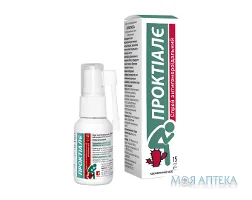 Проктіалє антигемороїдальний по 15 мл у флак. з розп.