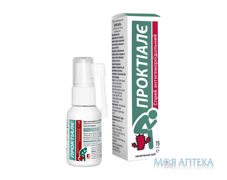 Проктіалє антигемороїдальний по 15 мл у флак. з розп.