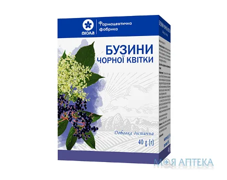 Бузина Чорна Квітки 40 г