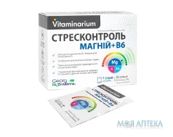 Вітамінаріум Стресконтроль Магній+В6 саше №30