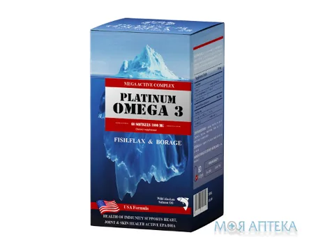 Омега-3 платинум (Omega-3 platinum) капс. 1000 мг №60
