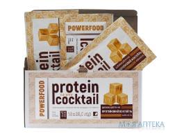 Протеиновый коктейль для спортсменов POWERFOOD (Паверфуд) Карамель порошок в пакетиках по 25 г упаковка 10 шт