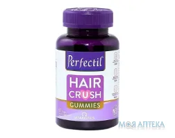 Перфектил Hair Crush Gummies пастилки жувальні для пошкодженого волосся №60