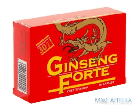 Женьшень Китайський Форте капсули 400 мг № 30