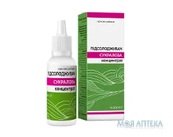 Сукралоза концентрат (підсолоджувач) краплі по 15 мл у флак.