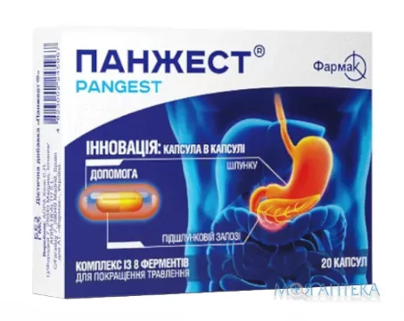 Панжест капсули №20