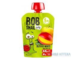Равлик Боб (Bob Snail) Бебі пюре яблуко, манго 90 г, пакет