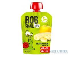 Равлик Боб (Bob Snail) Бебі пюре яблуко, банан 90 г пакет