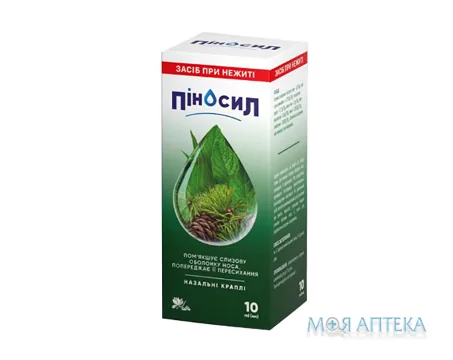 Піносил краплі наз. по 10 мл у флак.-крап.