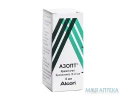 Азопт краплі оч. 10 мг/мл по 5 мл у флак.-крап.