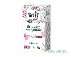 Валеріана Форте табл. 30 мг №100