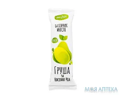 Батончик-мюслі Mr.Zlak (Мр. Злак) Груша, насіння Чіа, 25 г