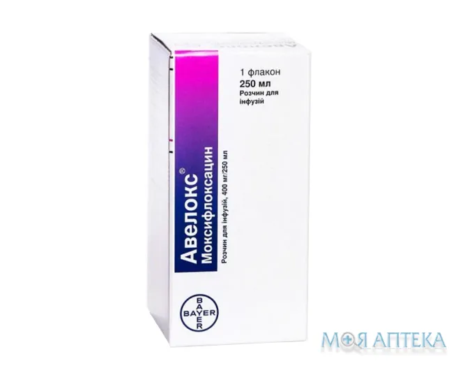 Авелокс р-н д/інф. 400 мг фл. 250 мл №1