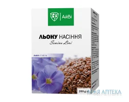 Льону насіння по 200 г у пач. з внут. пак. ТМ АйВі