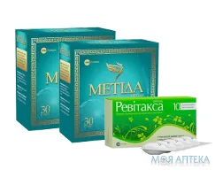 Метіда саше по 2 г №30 2 уп. + Ревітакса суп. ваг.№10 1 уп. (Акція)