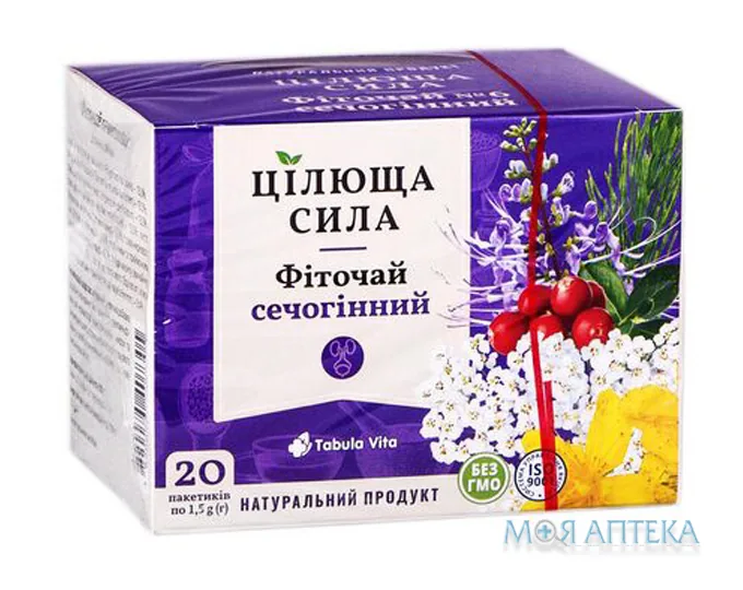 Фіточай Цілюща сила Tabula Vita (Табула Віта) №6 сечогінний 1,5 г пак. №20