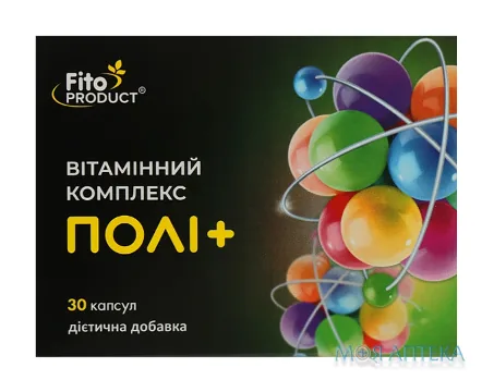 Полі-Плюс вітамінний комплекс капсули №30