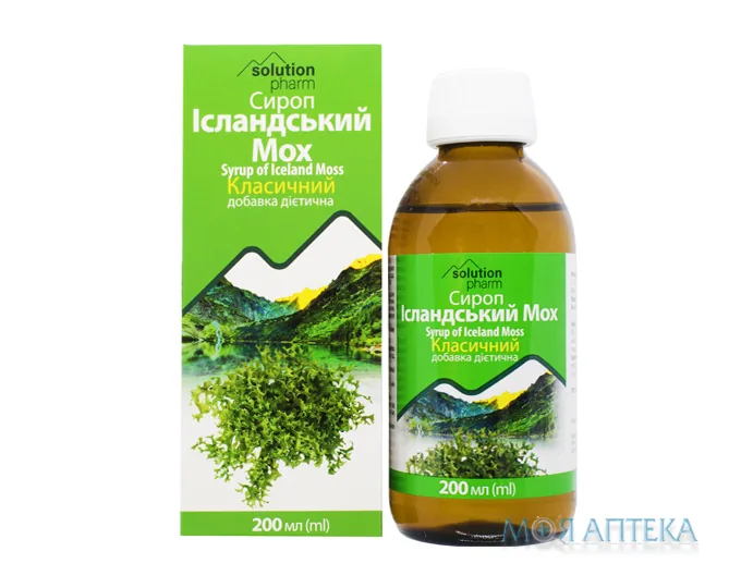Ісландський мох Solution Pharm сироп класичний фл. 200мл