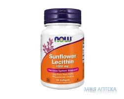 NOW Sunflower Lecithin (Подсолнечный Лецитин) капсулы по 1200 мг №30