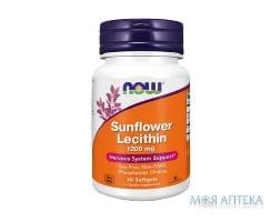 NOW Sunflower Lecithin (Соняшниковий Лецитин) капсули по 1200 мг №30