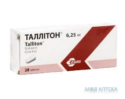 Таллітон  Табл 6,25 мг н 28
