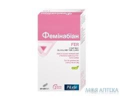 Феминабиан Fer рекомендуется при недостатке железа в организме женщины капсулы упаковка 60 шт