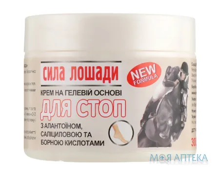 Сила Коня Крем-гель для грубої і потрісканої шкіри ніг 300 мл