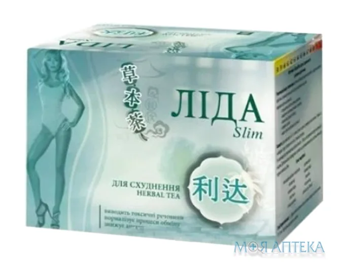 Фіточай Ліда Слім (Slim) для схуднення 1,8 г фільтр-пакет №20